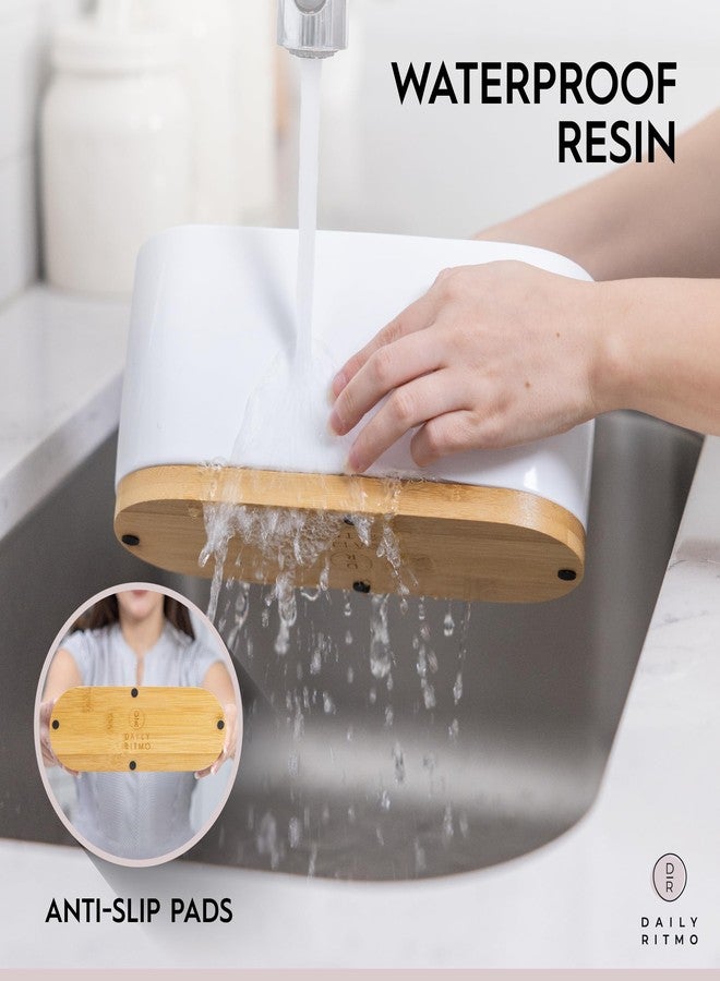 DAILY RITMO® White Countertop Silverware Holder - Image 4